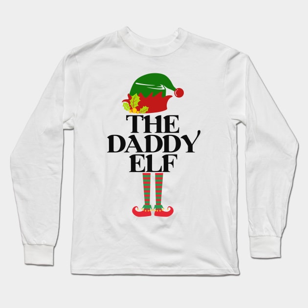 The Daddy Elf - Christmas Gift For Dad Long Sleeve T-Shirt by Animal Specials